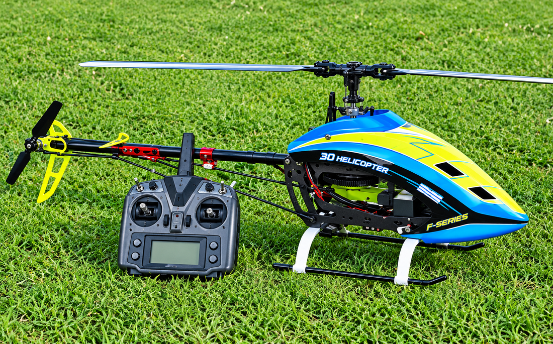 RC Remote Control Helicopter – 3D Flight Model with Transmitter