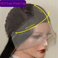 KInky Straight Body Wave Jet Black Women Wigs Virgin Human Hair 13x6 Lace Front Wigs Full 200Density Full Lace 360 Lace Froontal