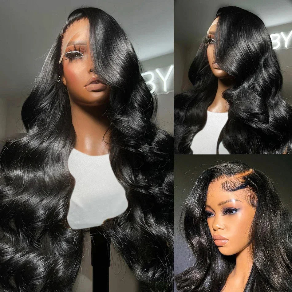 40 Inch Body Wave 13x6 HD Lace Frontal Wigs Human Hair Wig 13x4 360 Hd Lace Front Wig For Black Women Pre Plucked Brazilian Hair