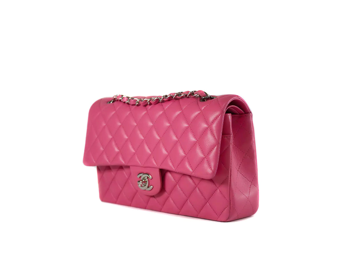 Chanel Classic Flap Bag fuchsia pink